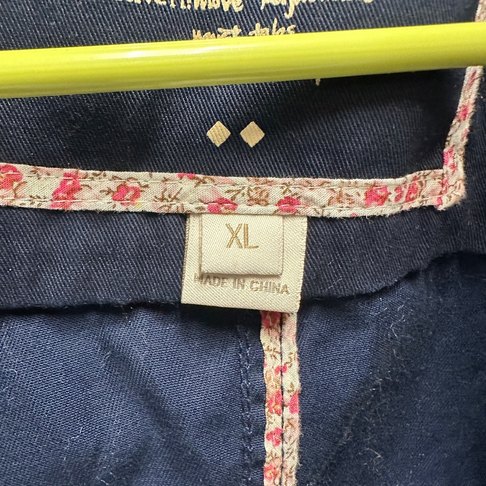 J. Crew Relaxed Boyfriend Field Women's Jacket Navy Blue Size XL - Picture 4 of 9